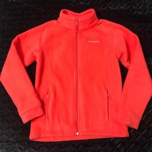 Columbia Fleece Jacket Orange/Coral